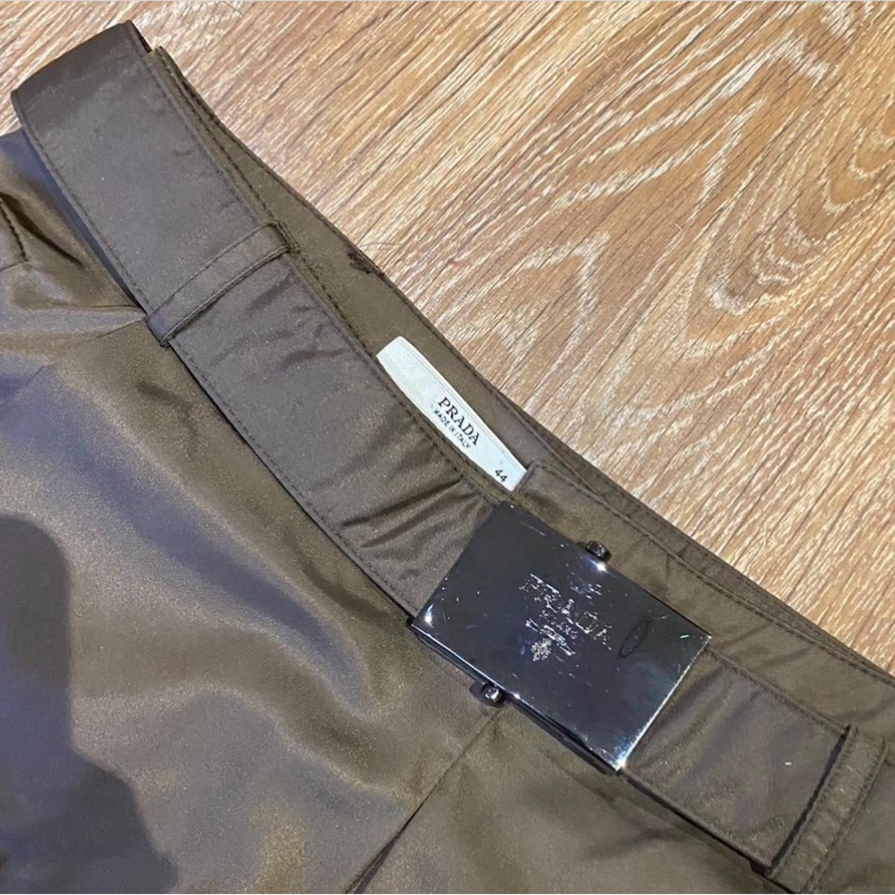 Prada Brown Belted Skirt